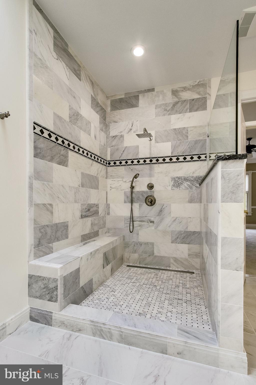 6570 Old Chesterbrook Road McLean, VA 22101 - Photo 51 of 69 Newly renovated careers marble shower