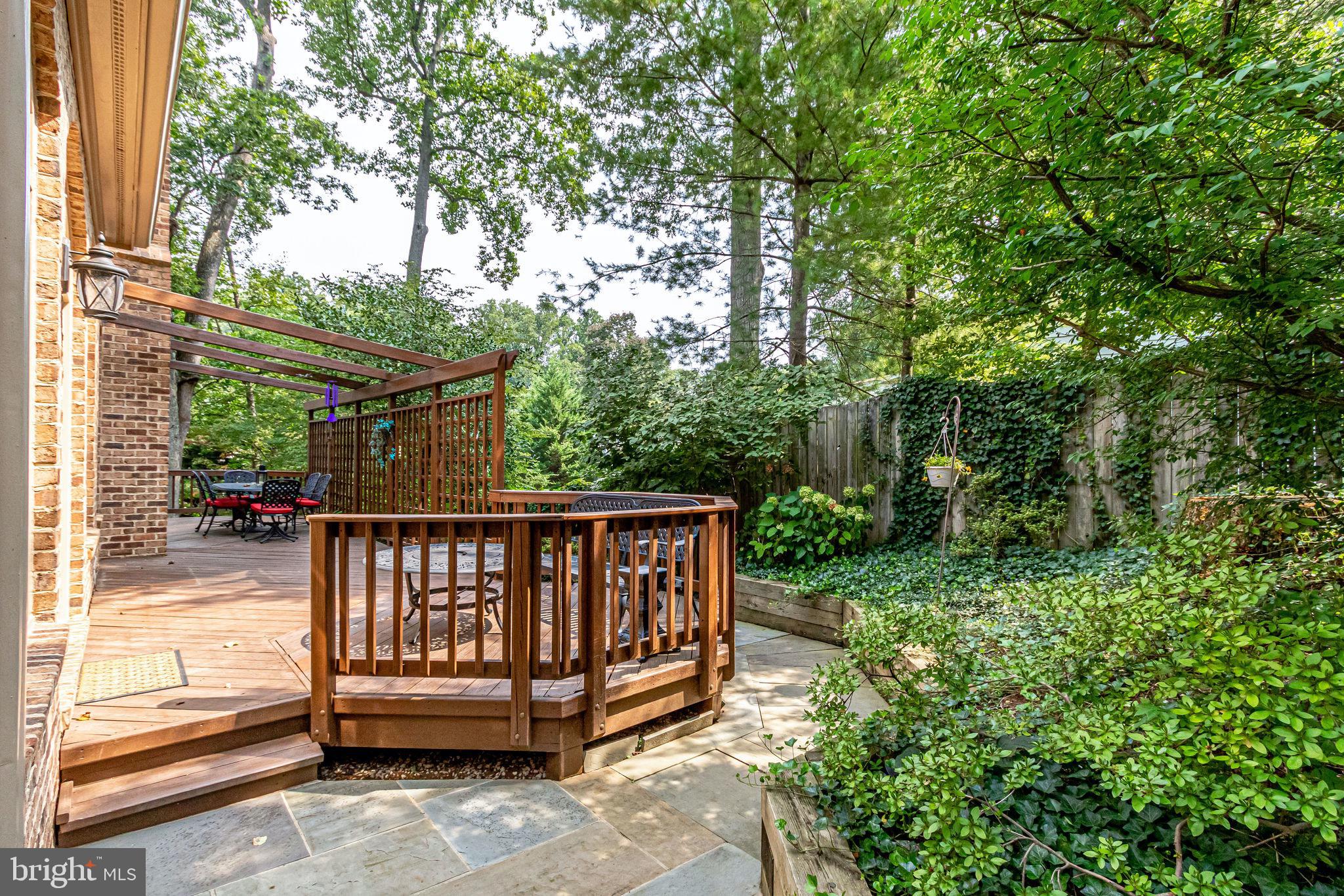 6570 Old Chesterbrook Road McLean, VA 22101 - Photo 63 of 69 Deck leads to stone path way to patio