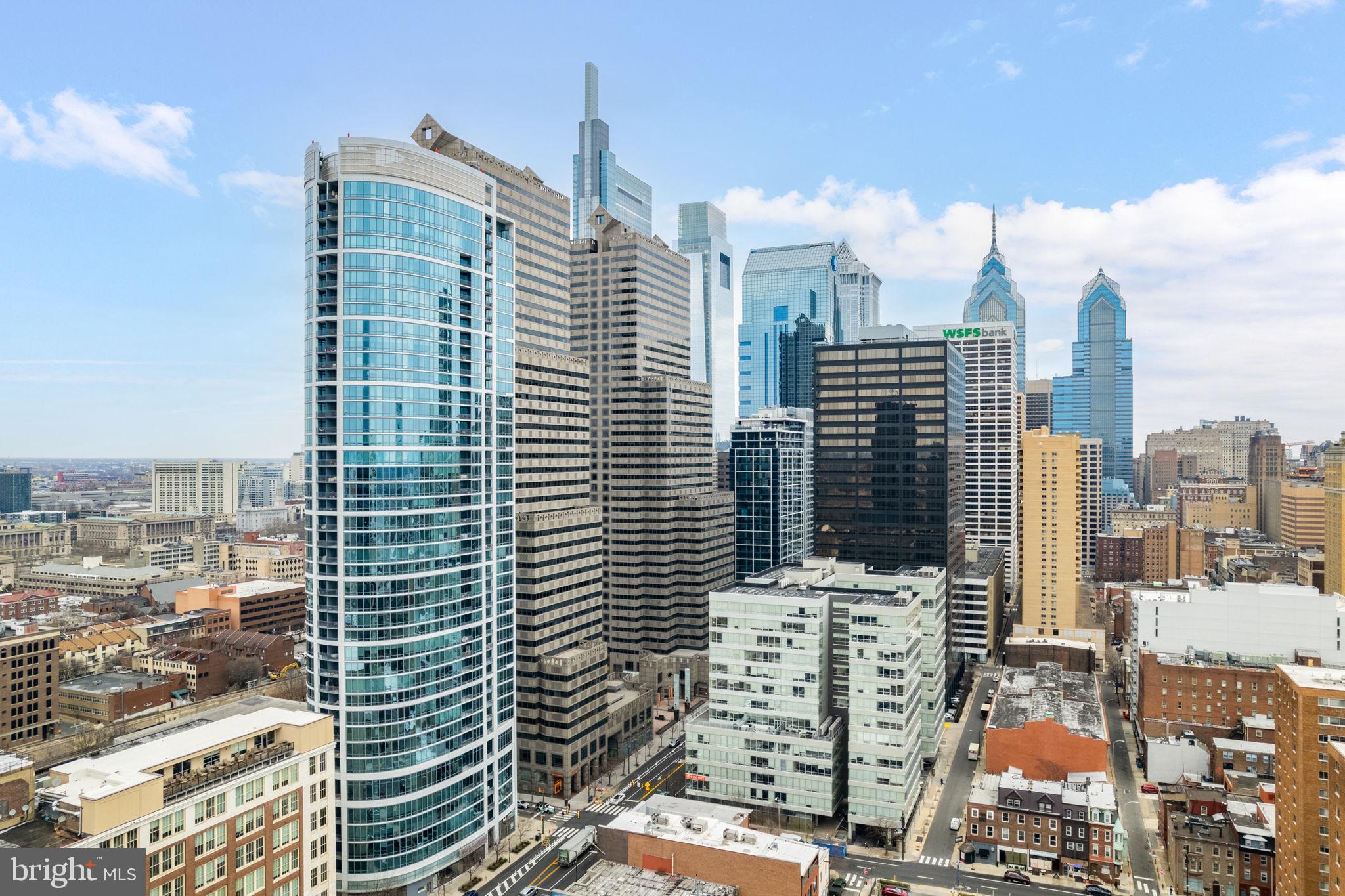 2101 Market Street, Unit 905 Philadelphia, PA 19103 - Photo 30 of 30 a view of a city with tall buildings