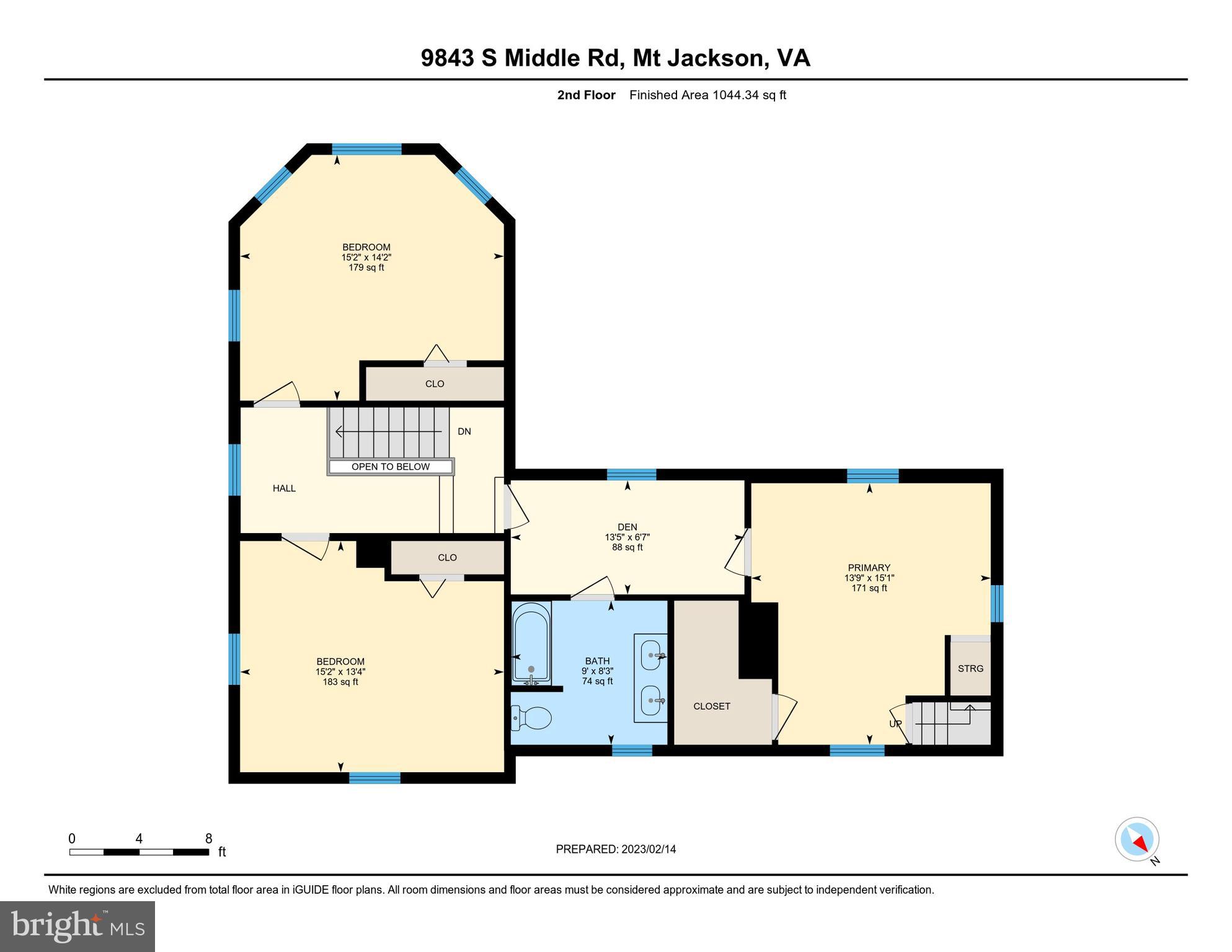 9843 South Middle Road Mount Jackson, VA 22842 - Photo 64 of 65 Floorplan - 2nd Floor