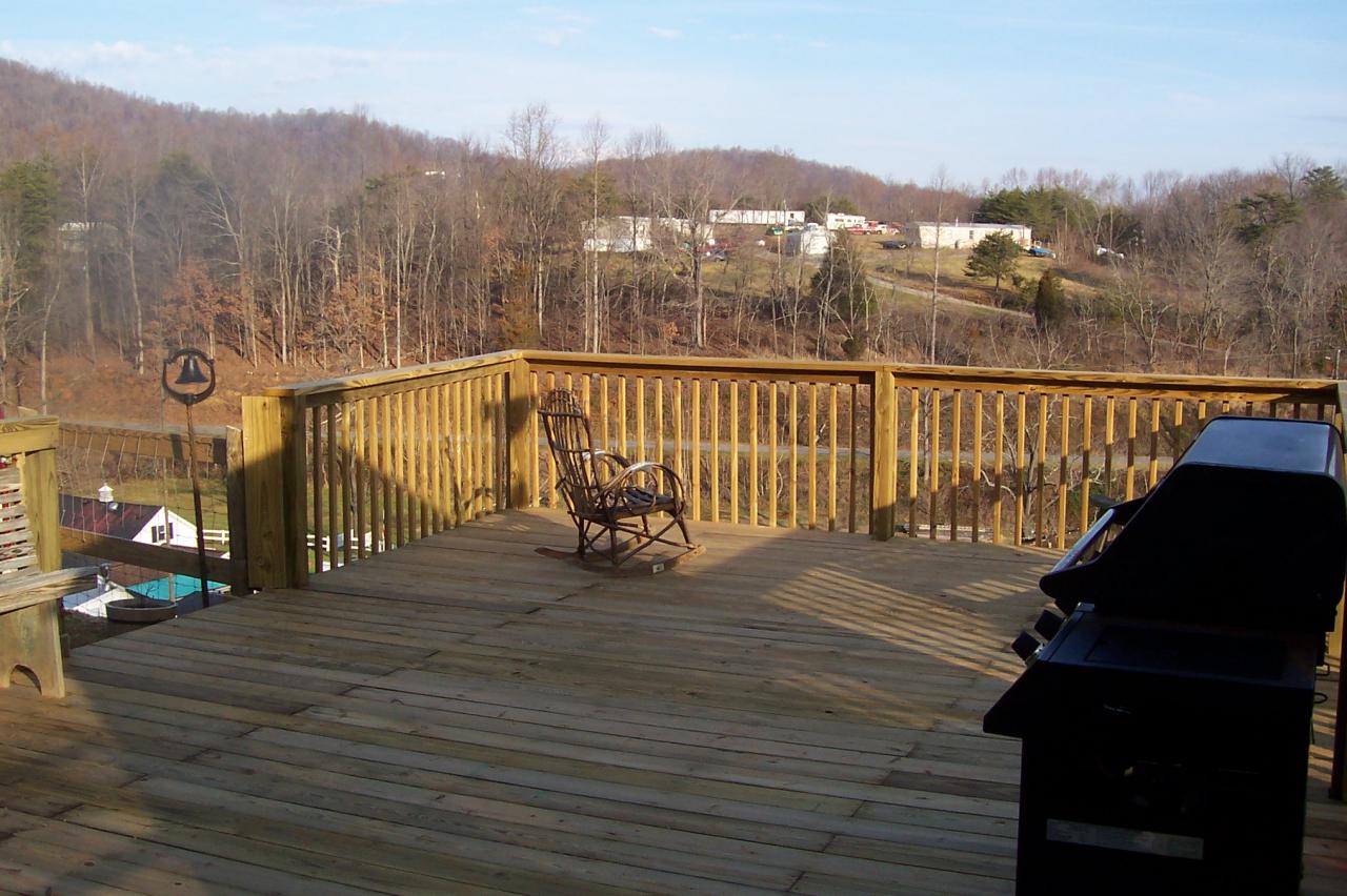 8266 Goodview Road Goodview, VA 24095 - Photo 16 of 23 a view of a balcony with furniture