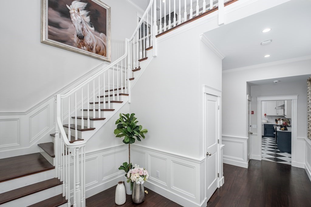 59 Crestview Road Milton, MA 02186 - Photo 3 of 42 a view of entryway with wooden floor
