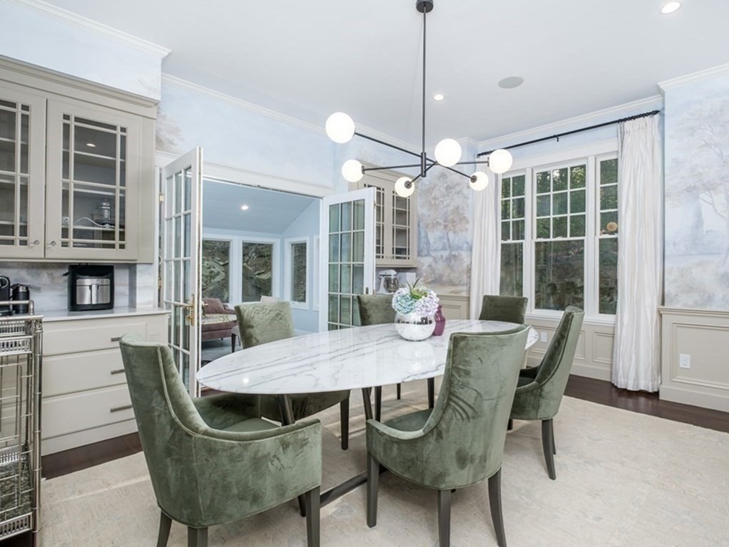 59 Crestview Road Milton, MA 02186 - Photo 8 of 42 a view of a dining room with furniture window and outside view