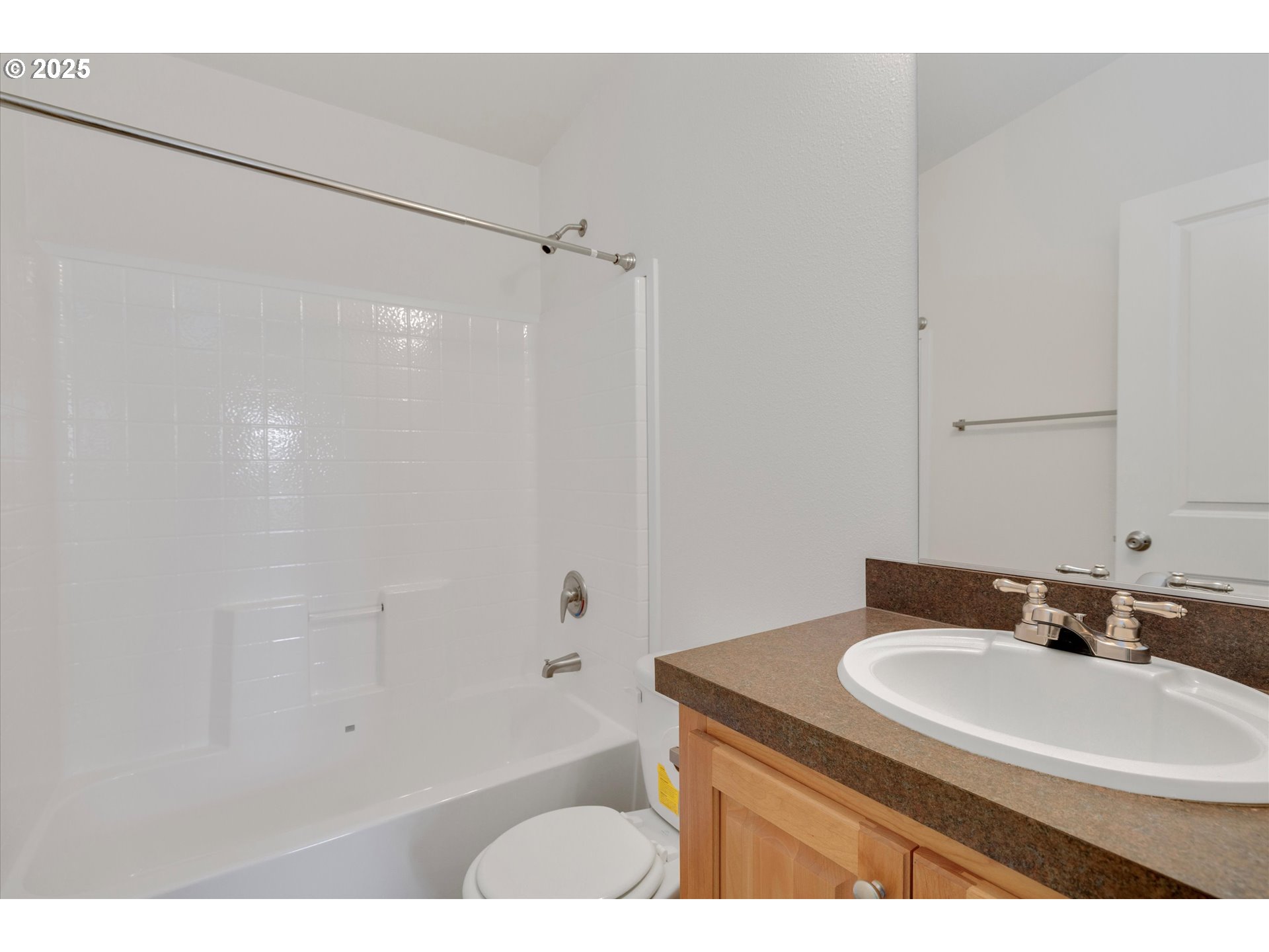 21100 Northeast Sandy Boulevard, Unit 39 Fairview, OR 97024 - Photo 17 of 23 a bathroom with a sink and a mirror