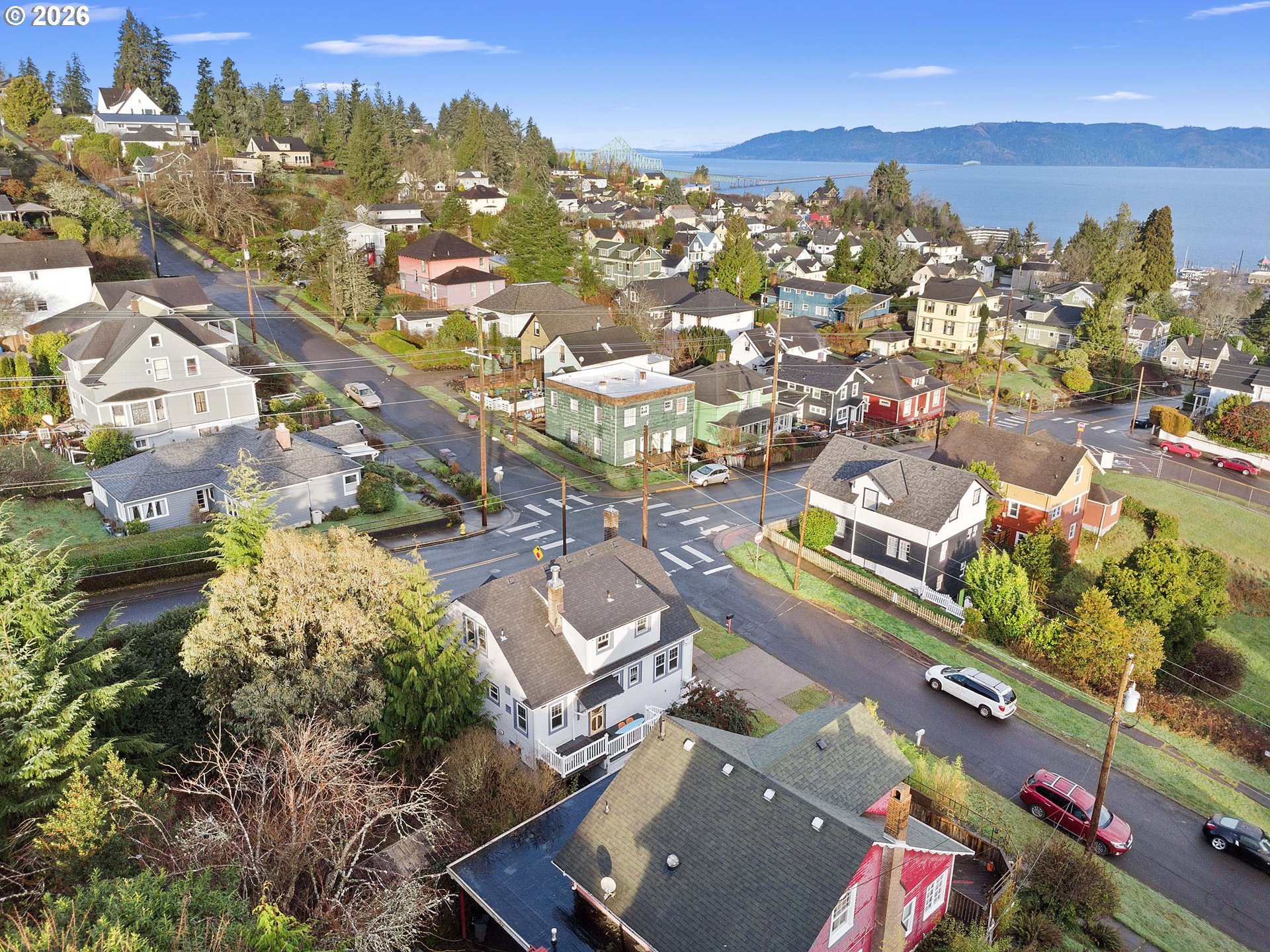 1014 8th Street Astoria, OR 97103 - Photo 24 of 25 an aerial view of residential houses with outdoor space