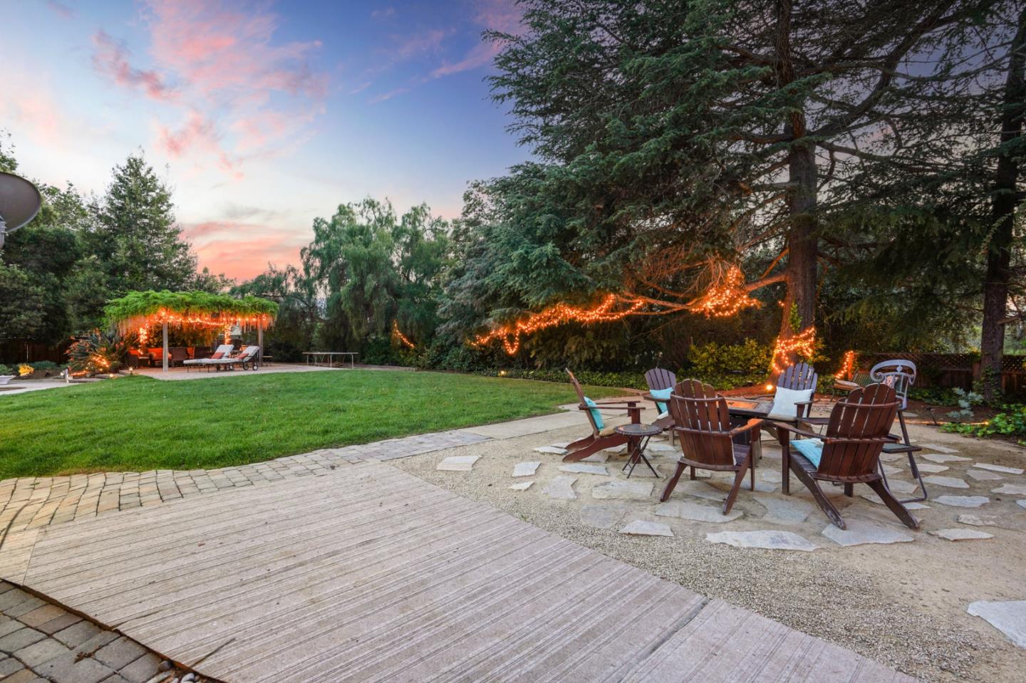 14160 Miranda Road Los Altos Hills, CA 94022 - Photo 26 of 30 a view of a sitting area with furniture and garden