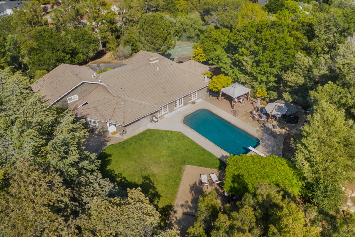 14160 Miranda Road Los Altos Hills, CA 94022 - Photo 3 of 30 an aerial view of a house