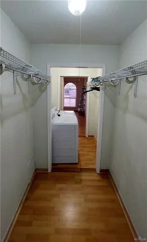 a view of walk in closet
