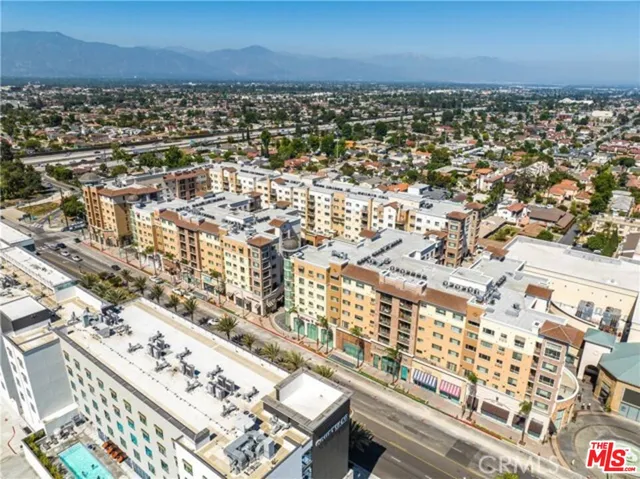 an aerial view of city