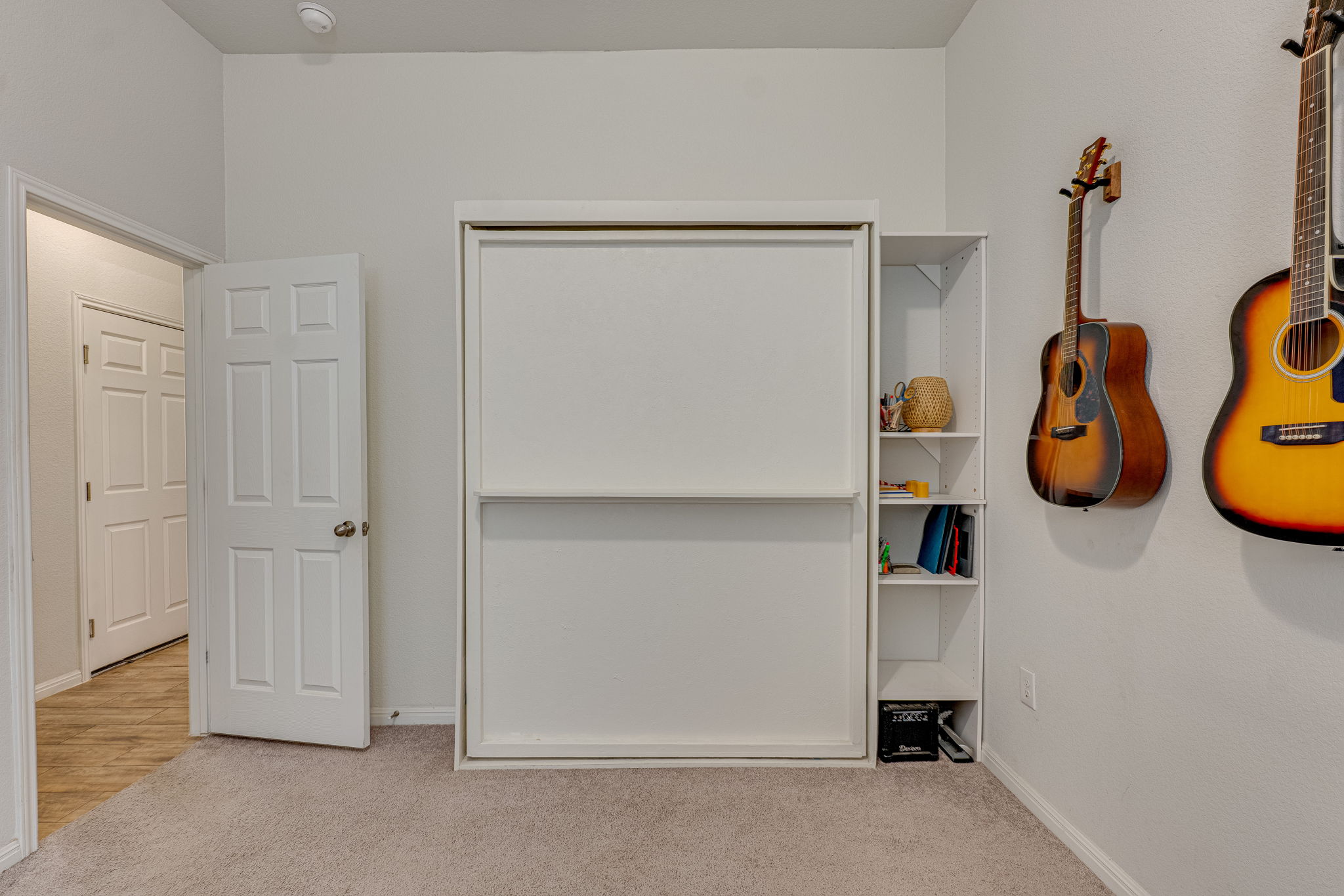 1009 Goldilocks Lane Manchaca, TX 78652 - Photo 29 of 40 Bedroom #3 is being used as an office and includes a murphy bed.