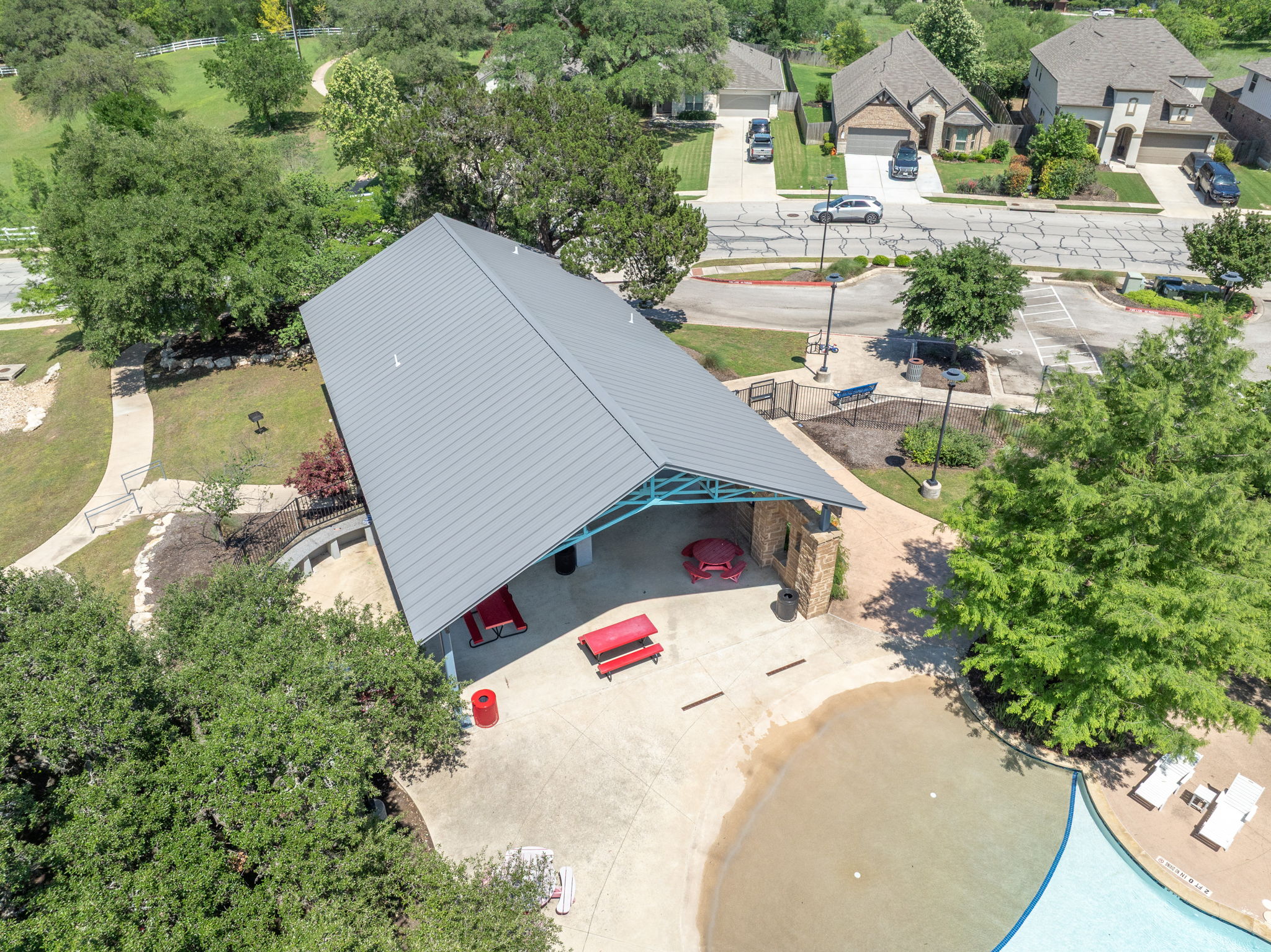 1009 Goldilocks Lane Manchaca, TX 78652 - Photo 39 of 40 Community pool with pavilion.
