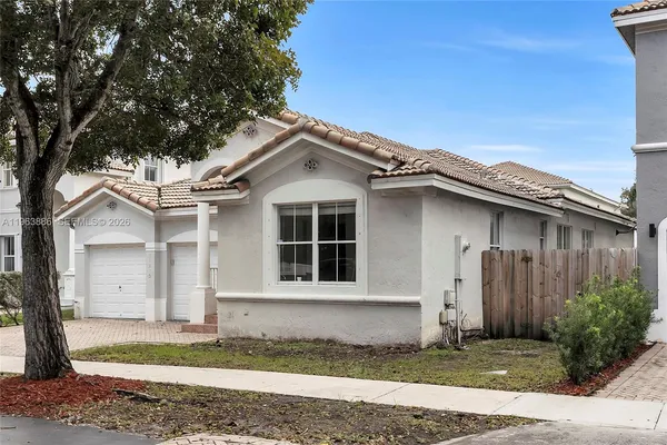 a house with a outdoor space