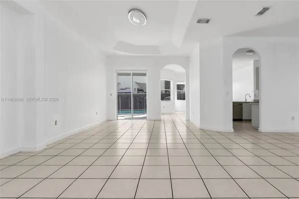 a view of a room & utility room