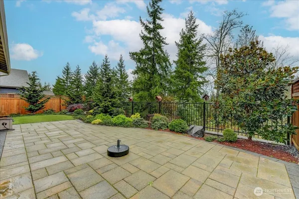 a view of an outdoor space with trees