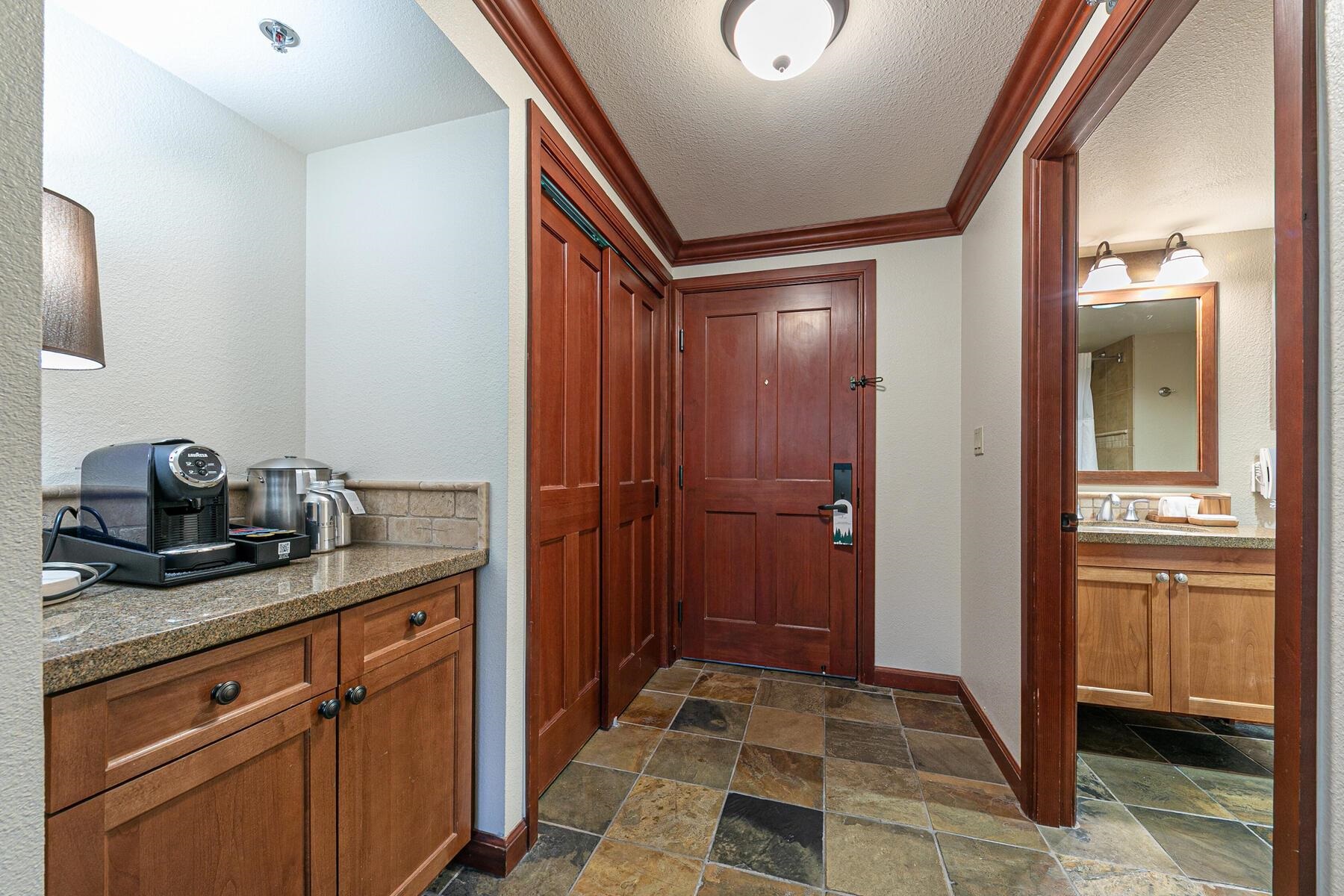 400 Resort Road, Unit 418420 Olympic Valley, CA 96146 - Photo 20 of 26 a bathroom with a sink and a mirror