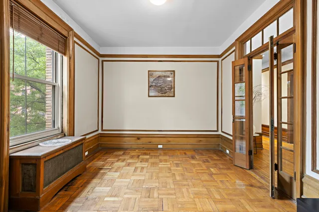 a view of front door