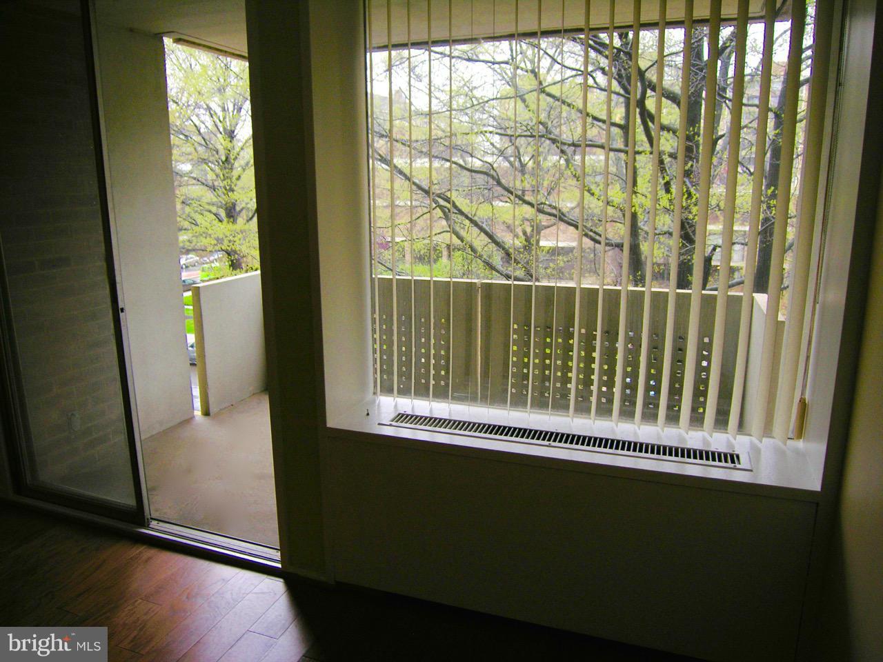 1250 4th Street Southwest, Unit W208 Washington, DC 20024 - Photo 4 of 22 Living Room Picture Window and Sliding Door