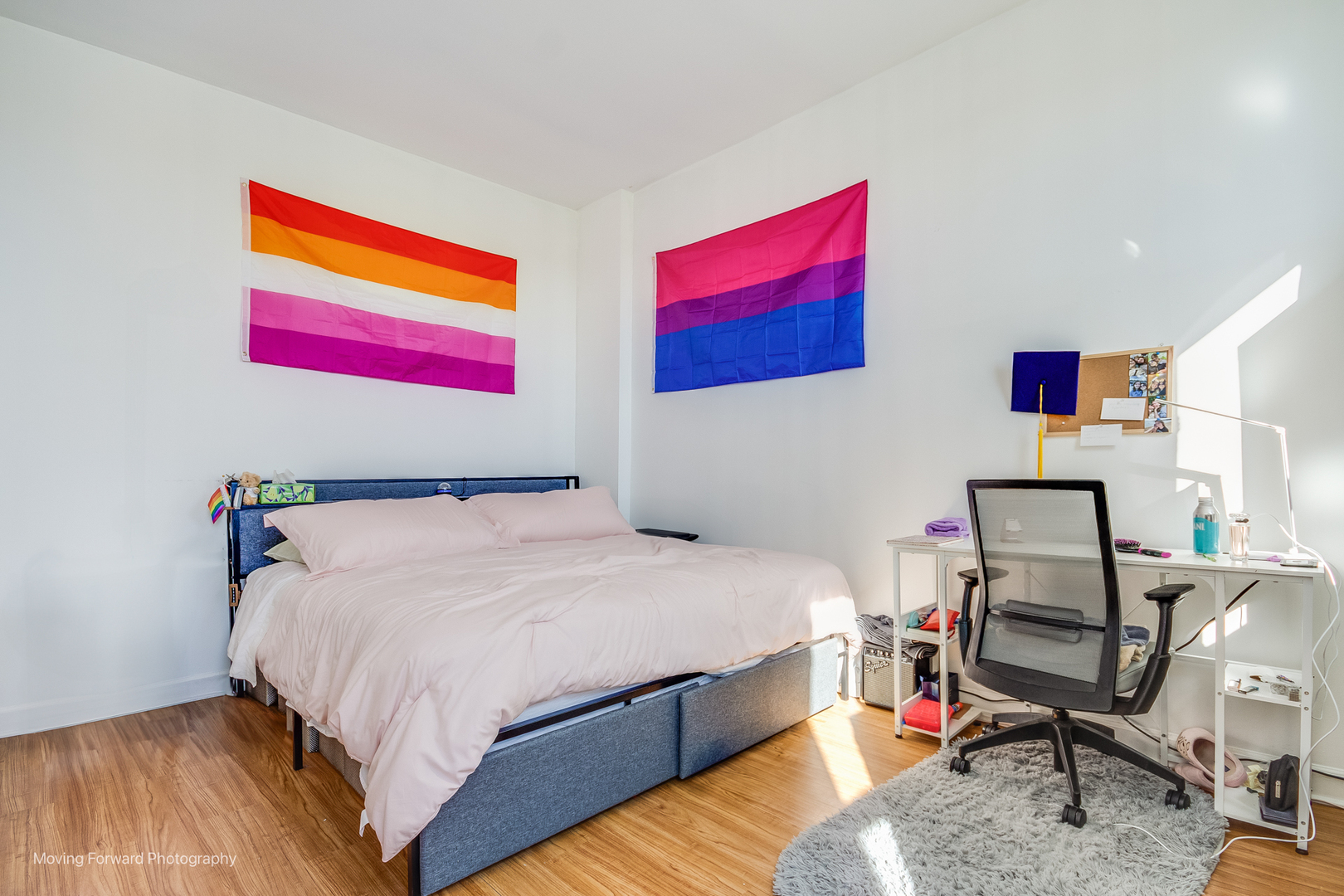 1900 South Throop Street Chicago, IL 60608 - Photo 11 of 42 a bedroom with a bed and a chair