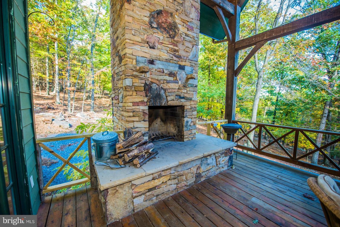 1022 Boulder Spring Trail Berkeley Springs, WV 25411 - Photo 28 of 30 Outdoor Fireplace