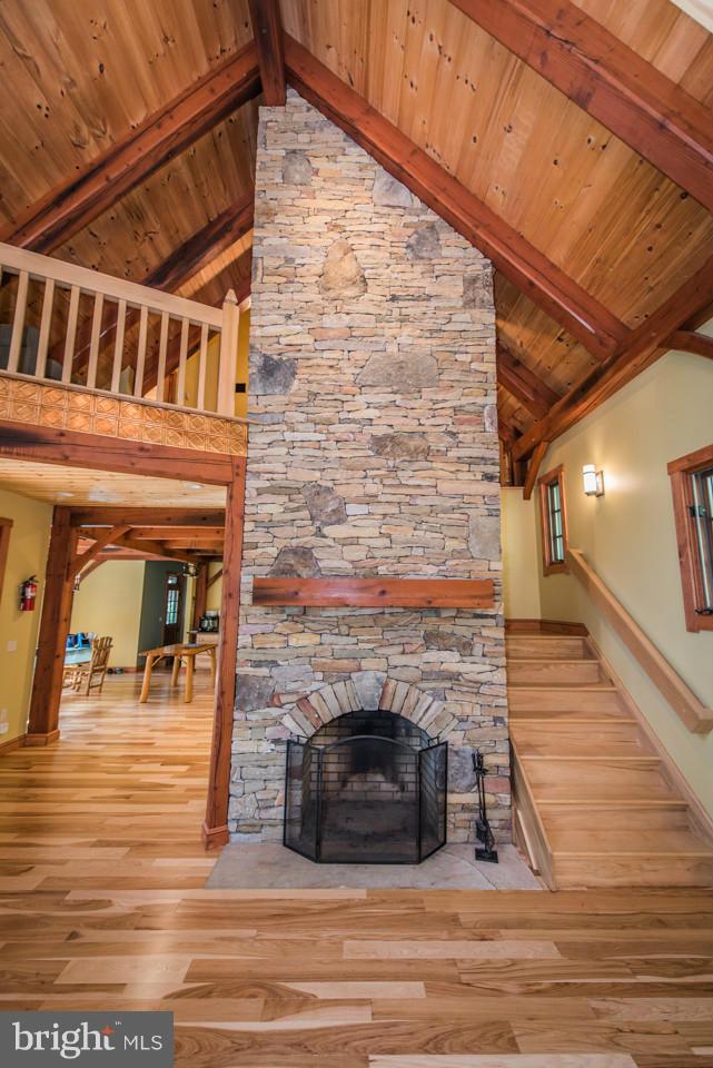 1022 Boulder Spring Trail Berkeley Springs, WV 25411 - Photo 6 of 30 Stone Fireplace