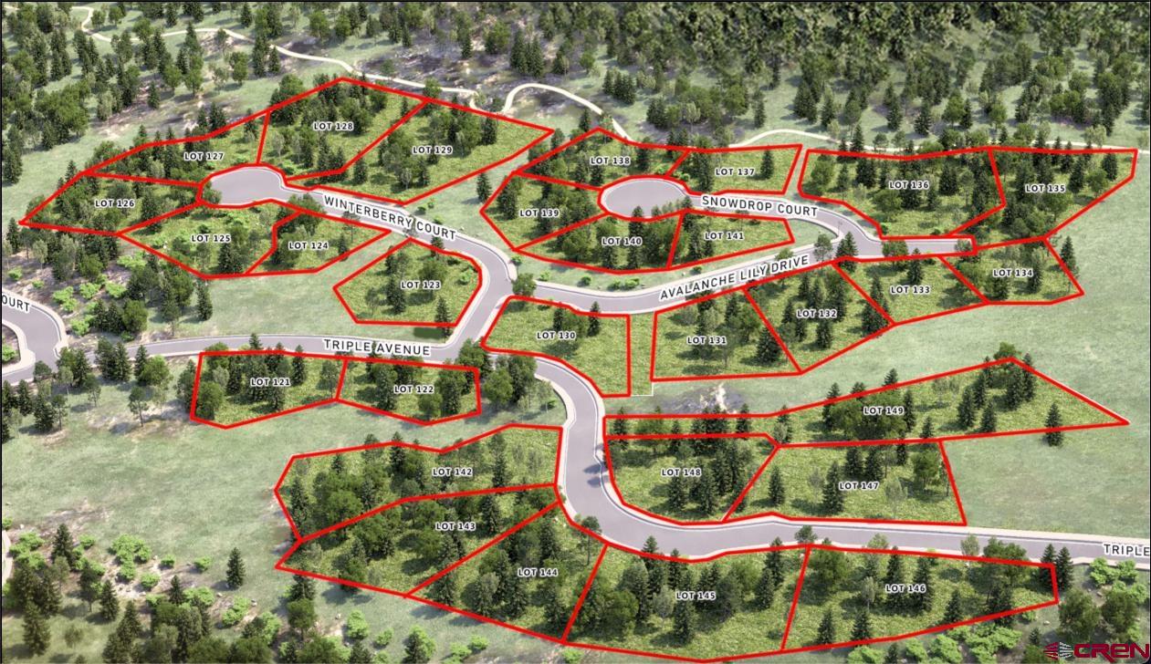 35 Snowdrop Court Durango, CO 81301 - Photo 5 of 16 an aerial view of a house with swimming pool and outdoor space