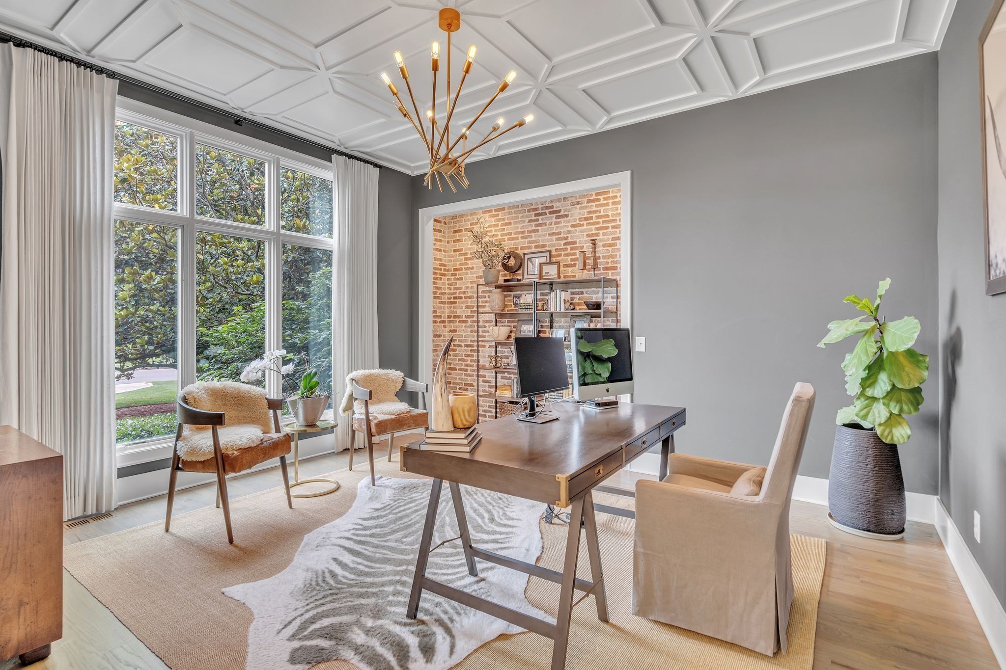 6029 Sedberry Road Nashville, TN 37205 - Photo 11 of 68 a living room with furniture and a large window