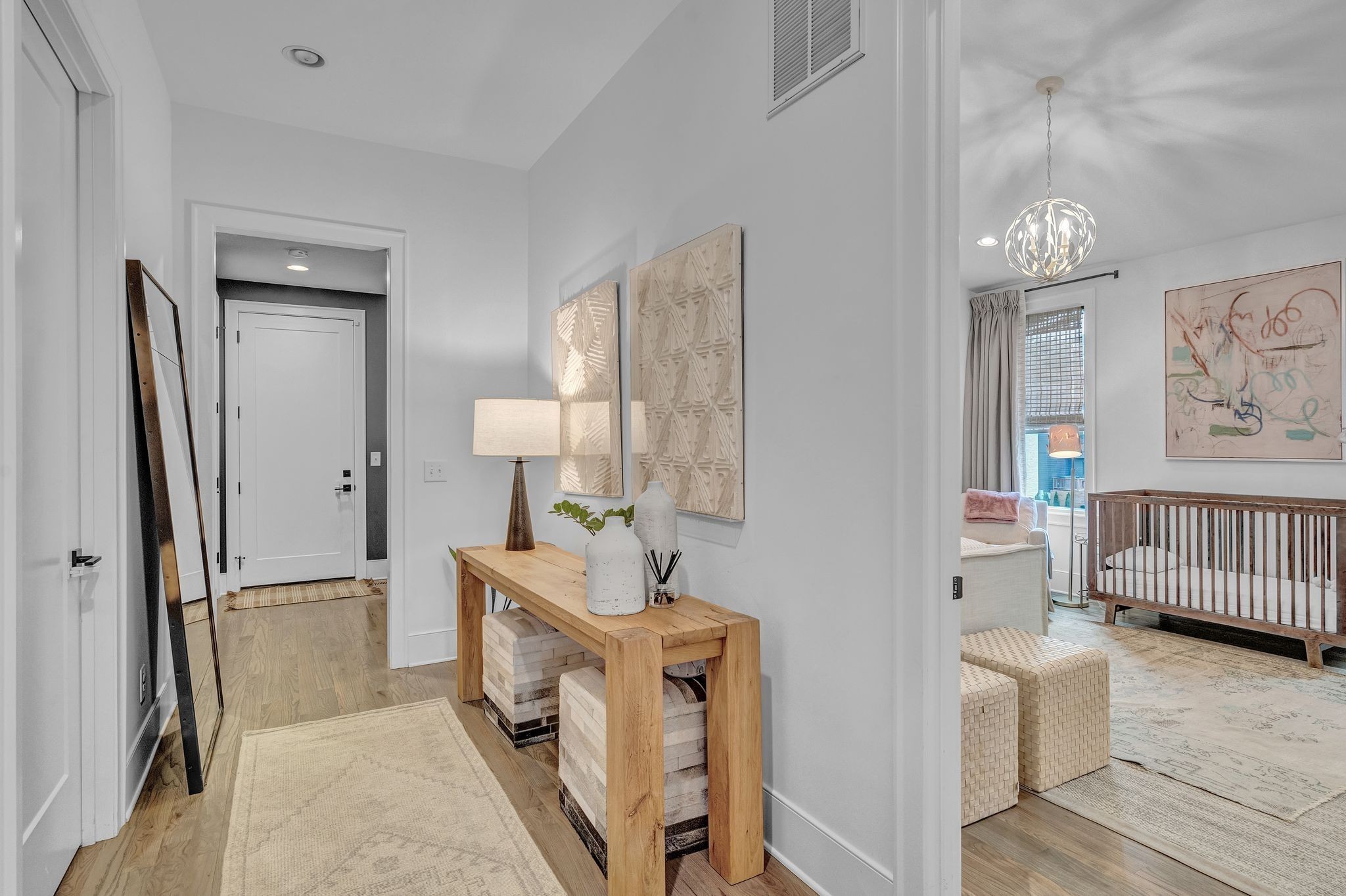 6029 Sedberry Road Nashville, TN 37205 - Photo 33 of 68 a spacious bathroom with a double vanity sink a mirror and a shower