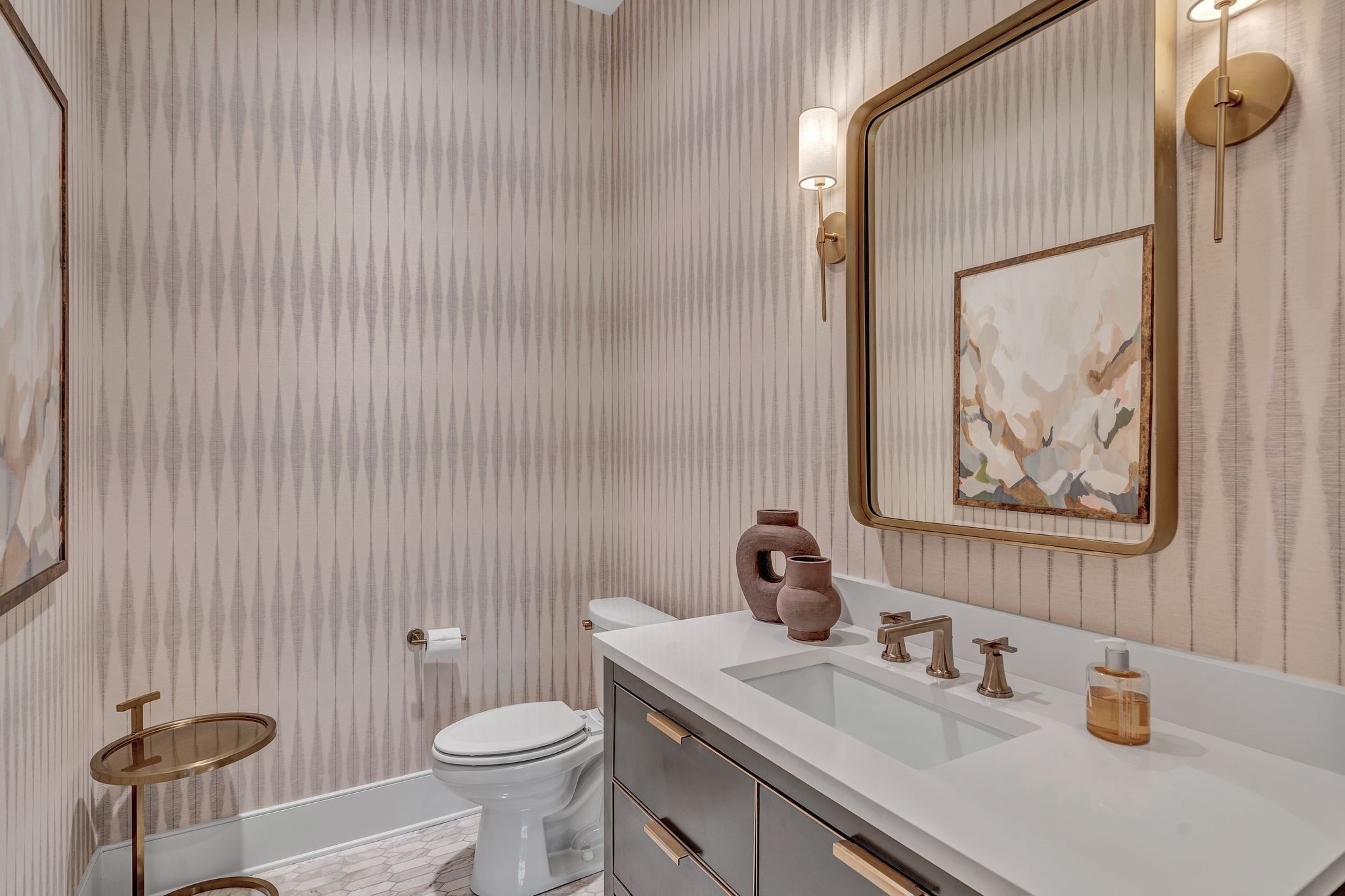 6029 Sedberry Road Nashville, TN 37205 - Photo 38 of 68 a bathroom with a sink toilet and vanity