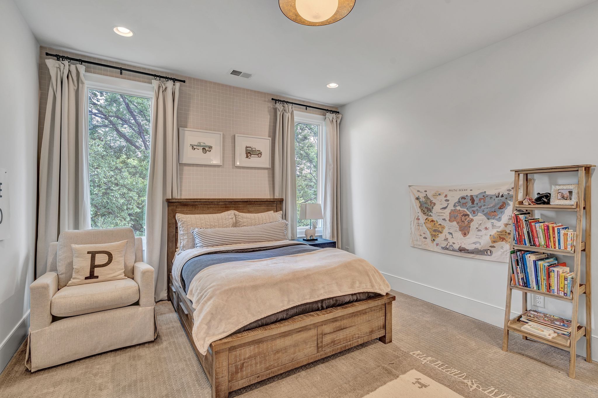 6029 Sedberry Road Nashville, TN 37205 - Photo 46 of 68 a bedroom with a bed and a couch