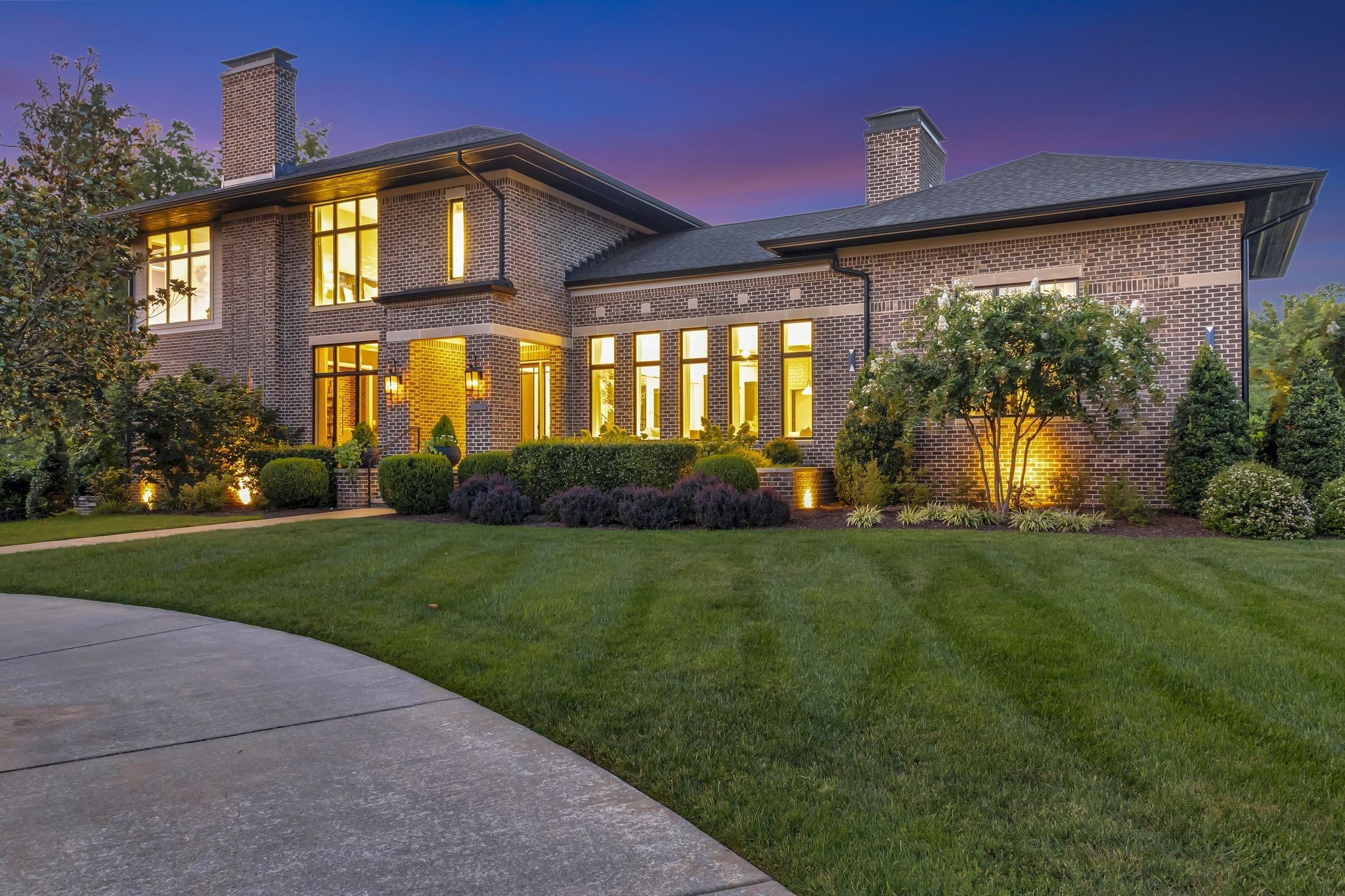6029 Sedberry Road Nashville, TN 37205 - Photo 64 of 68 a front view of a house with a yard