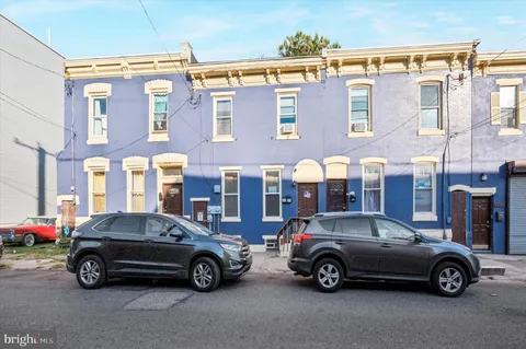 a car parked in front of a car