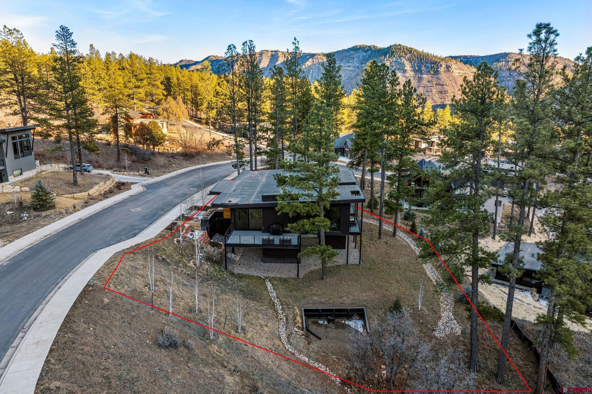 55 Bell Flower Court Durango, CO 81301 - Photo 41 of 44 a view of a terrace with sitting area