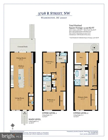 $2,595,000 | 3728 R Street Northwest, Washington, DC 20007
