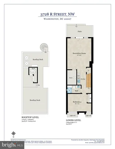 $2,595,000 | 3728 R Street Northwest, Washington, DC 20007