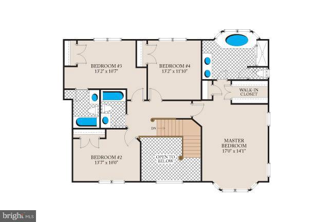 6329 Quander Road Alexandria, VA 22307 - Photo 29 of 30 Upper Level Floor Plan