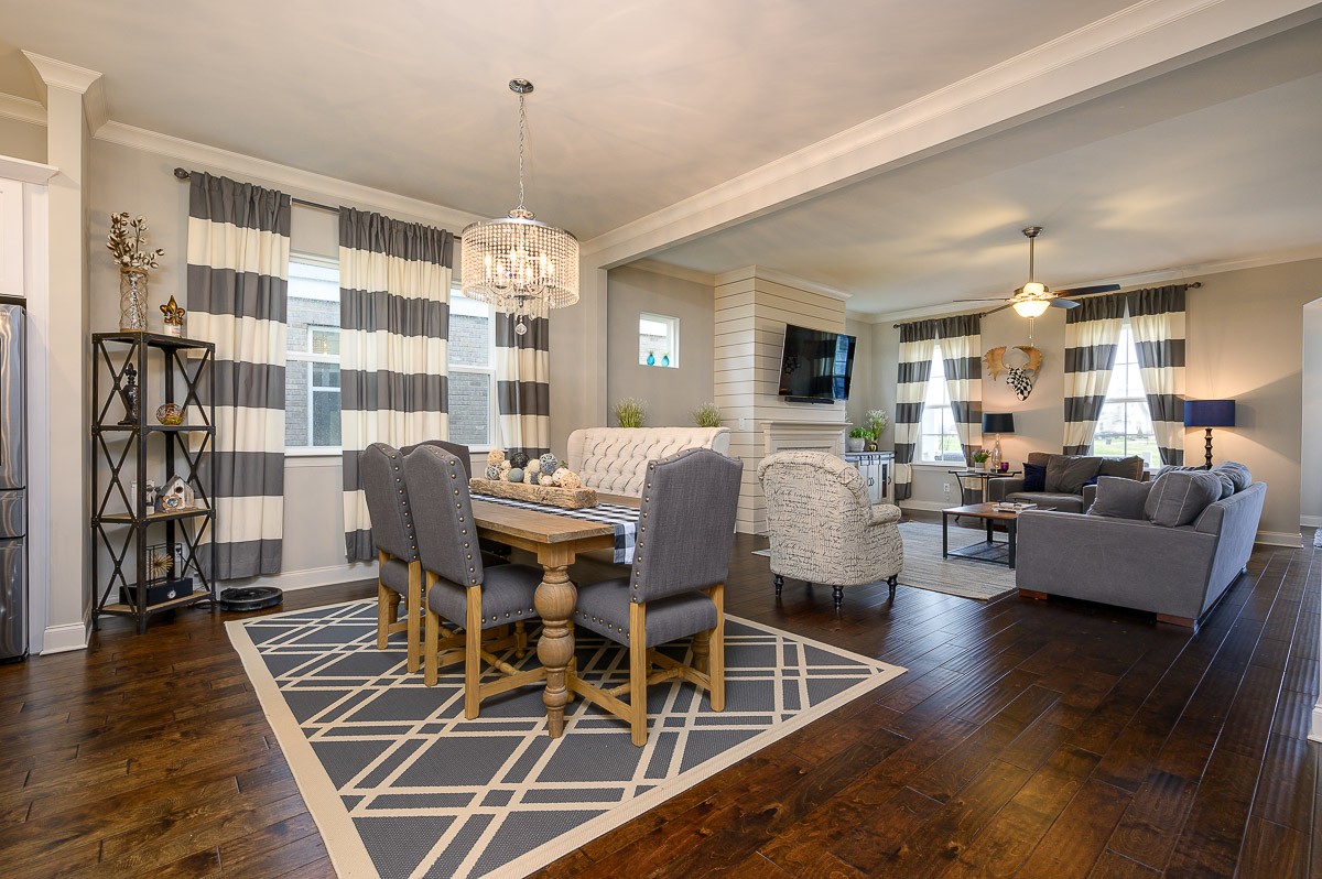 472 River Bluff Drive Franklin, TN 37064 - Photo 9 of 34 a view of a dining room with furniture and wooden floor