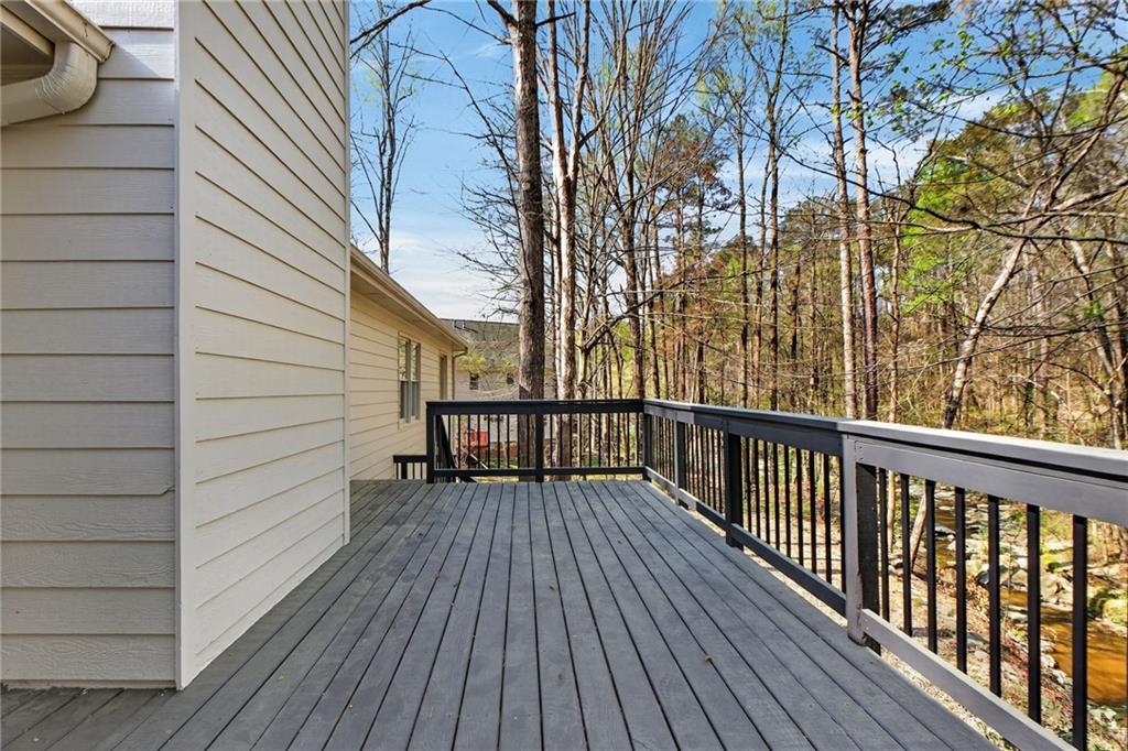 601 Cobblestone Lane Stone Mountain, GA 30087 - Photo 29 of 69 a view of balcony with wooden floor
