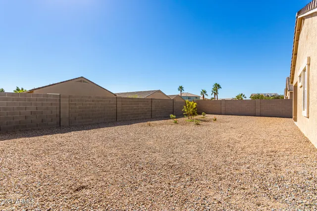 a view of a water with an outdoor space