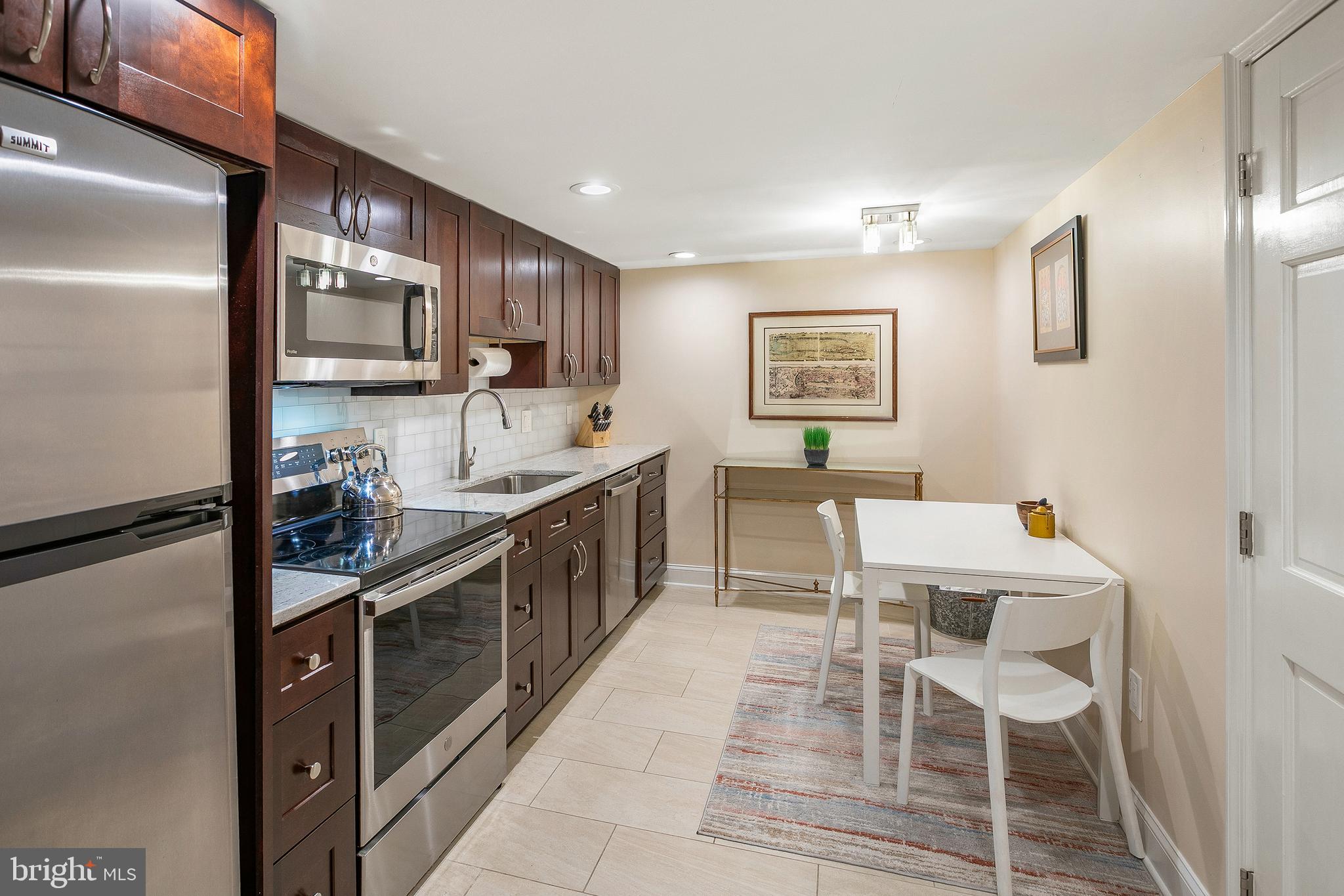 3323 Reservoir Road Northwest Washington, DC 20007 - Photo 24 of 25 Lower Level Full Kitchen