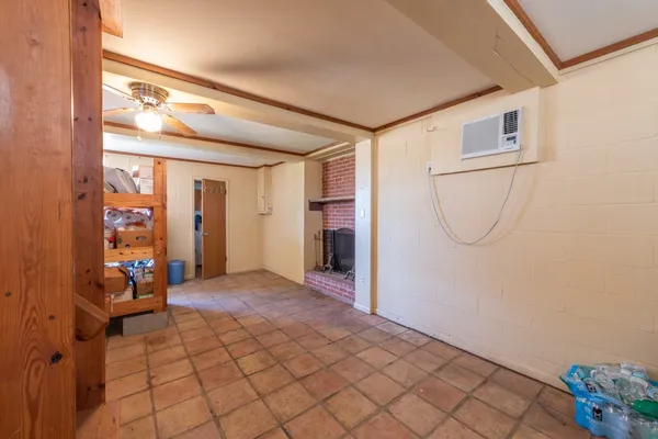 a view of storage and utility room