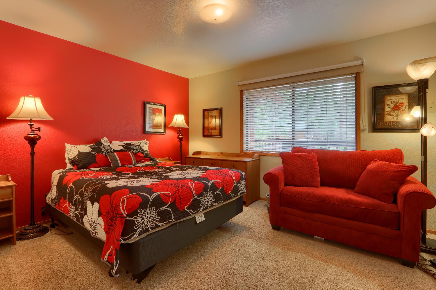 8041 Chilnualna Falls Road Wawona, CA 95389 - Photo 13 of 46 a bed room with a bed and a couch
