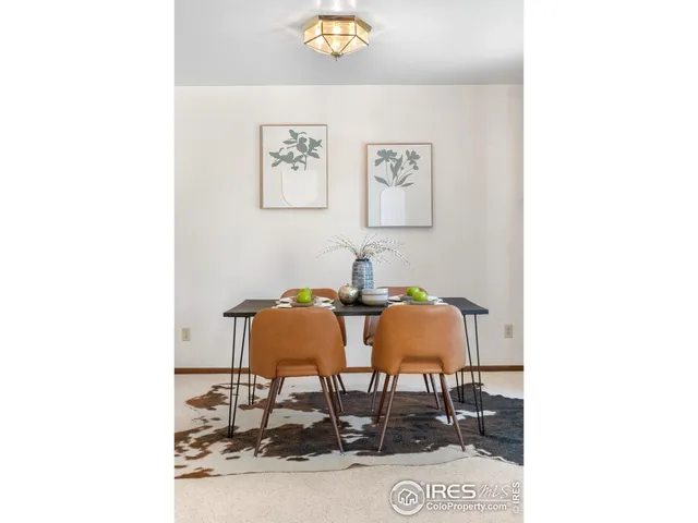 a view of a room with table and chair