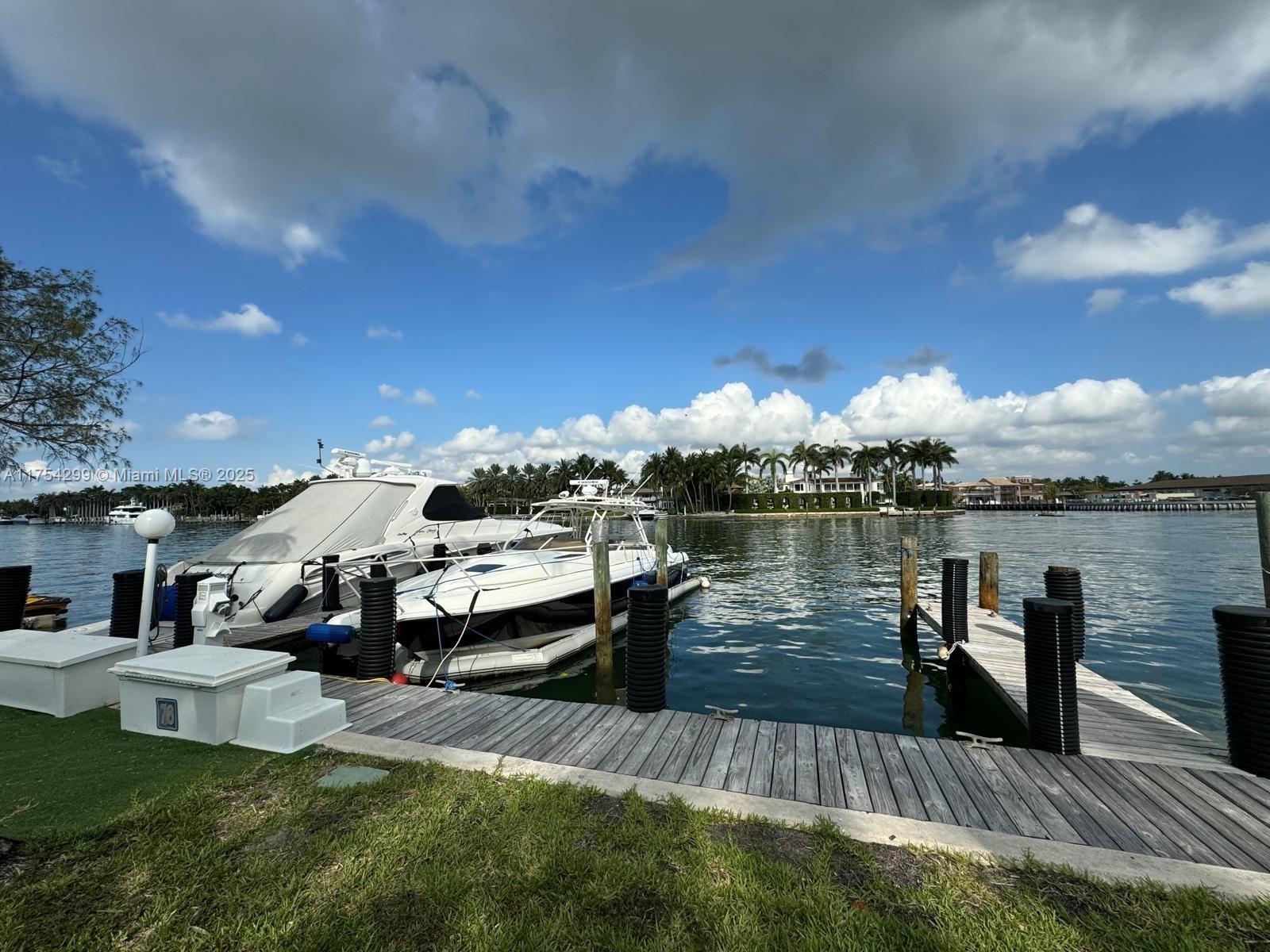 5001 Collins Avenue Miami Beach, FL 33140 - Photo 6 of 8 a view of a lake from a yard
