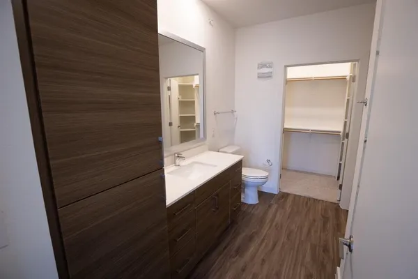 a bathroom with a sink and a toilet