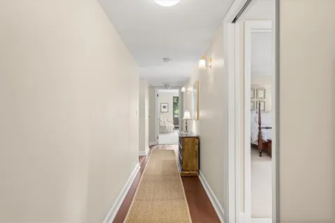 a bathroom with a granite countertop sink mirror and a