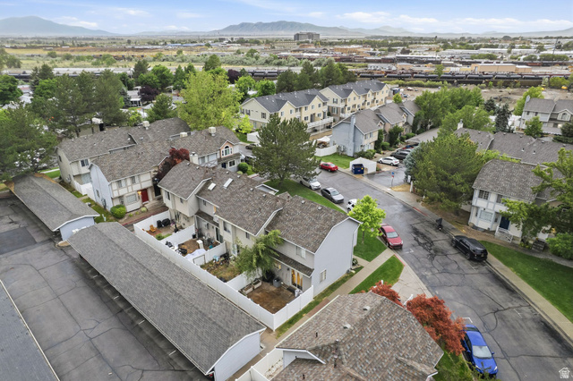 1099 South 950 East, Unit 17 Provo, UT 84606 - Photo 19 of 23 Aerial perspective showcasing a residential community with multi-level townhomes