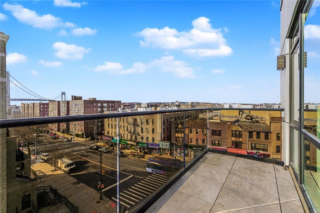 401 95th Street, Unit 6A Brooklyn, NY 11209 - Photo 14 of 24 a balcony with a city view