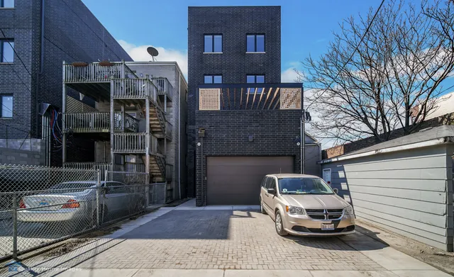 a car parked on the side of a street