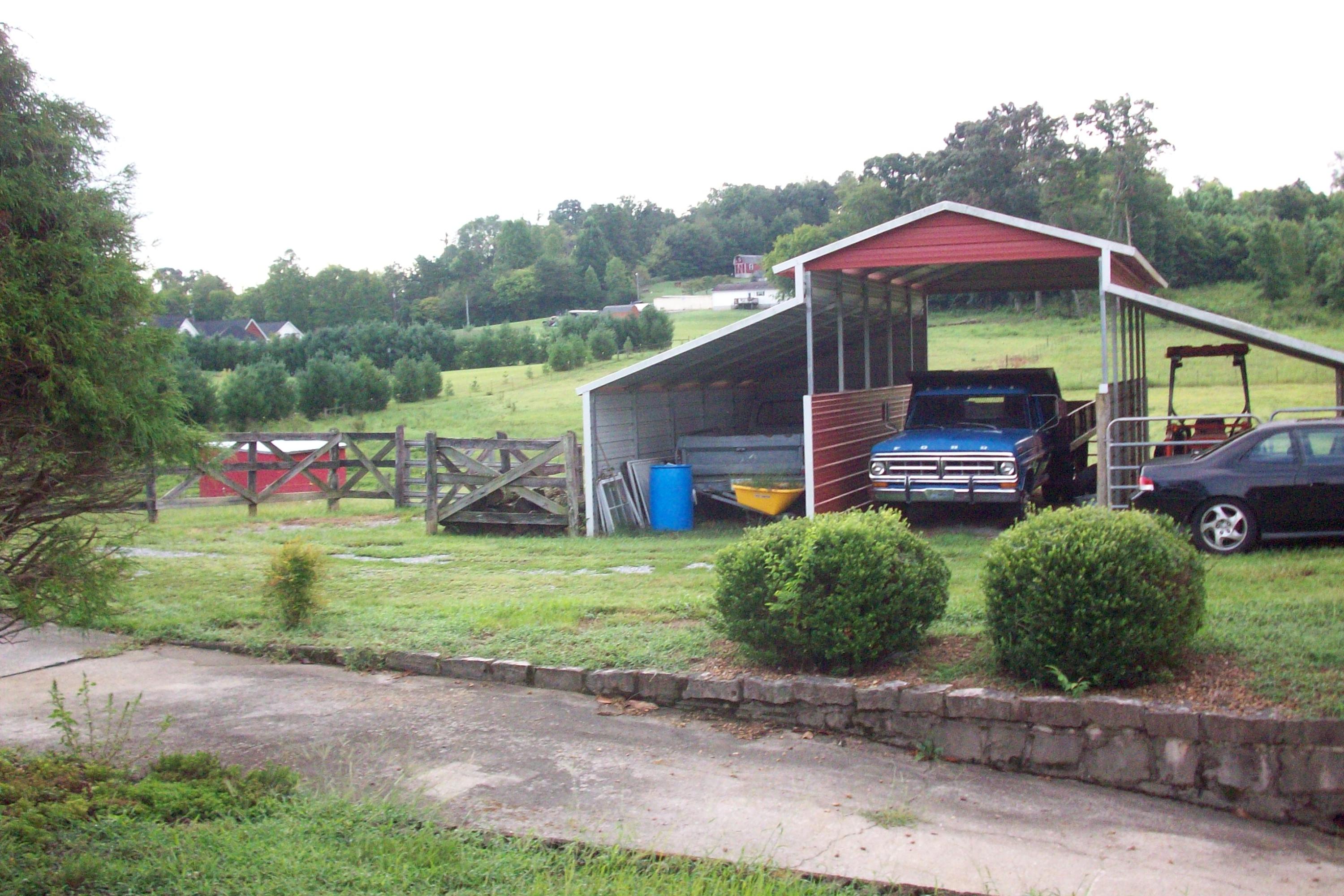 Carport with storage