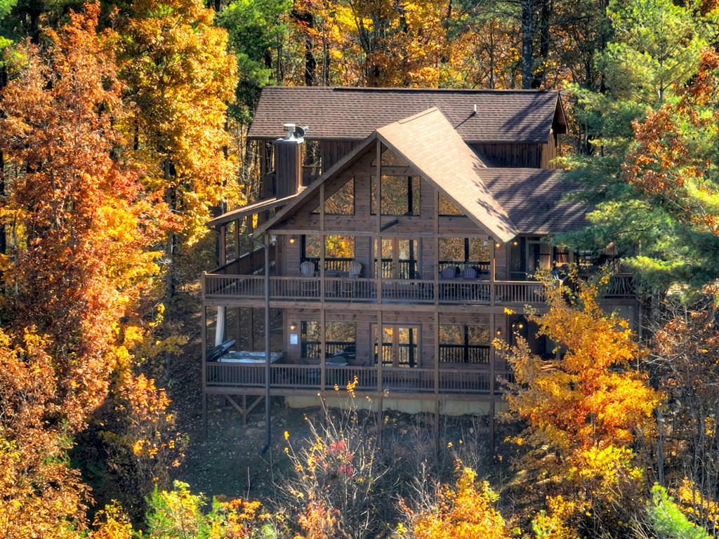 136 Oasis Drive Blue Ridge, GA 30513 - Photo 45 of 47 a view of house with outdoor space